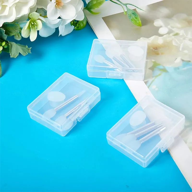 3 Pieces Of Soft Silicone Double Head Lip Mask Brush With Sucker Dust Cover Makeup Brushes With Storage Box — image 4