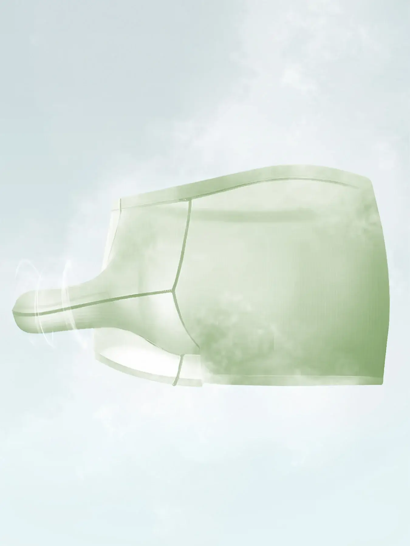 Transparent Boxer Briefs Men Sexy Underwear Ultra Thin Underpants See Through Ice Silk Knickers Smooth Glossy Lingerie Shorts — image 18