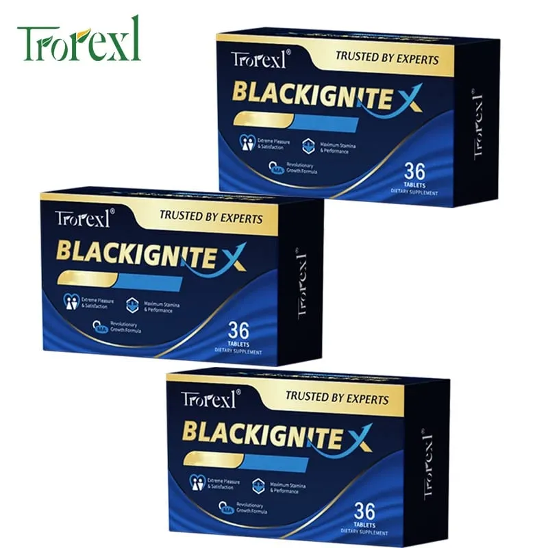 BlackIgnite X Tablets Oyster & Ginseng Supplement Enhancer Strength Extended Activity for Confident Performance — image 8