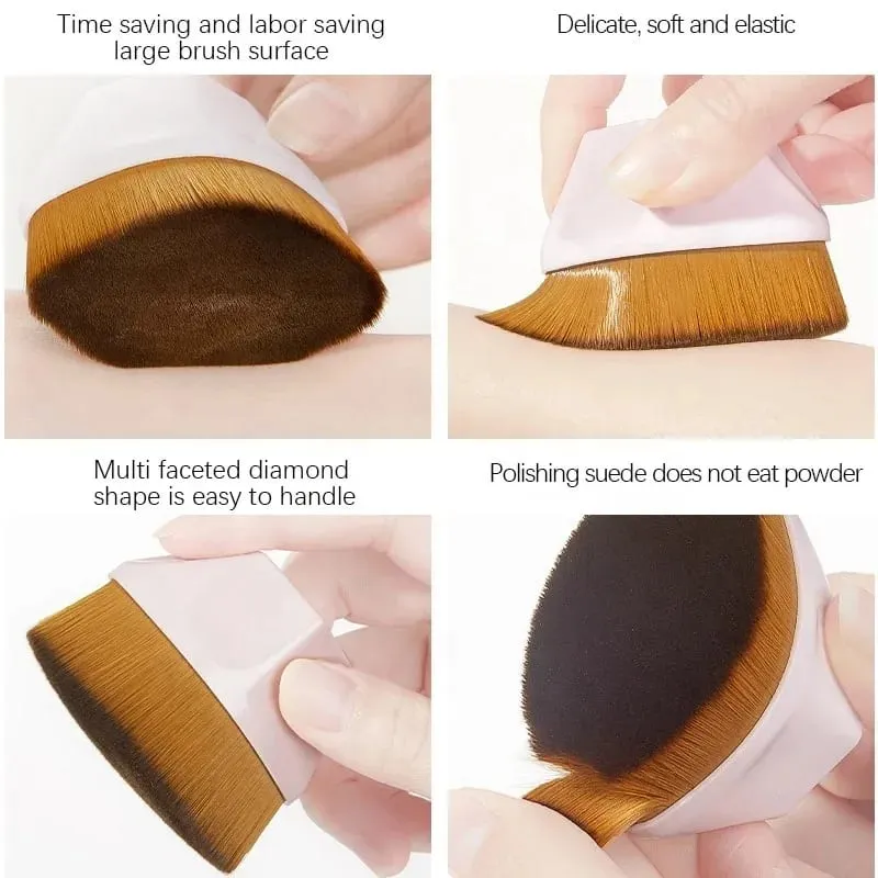 Novo pincel mágico de maquiagem beleza pó rosto blush pincéis portátil profissional escova de fundação grande cosméticos base macia compõem — image 5