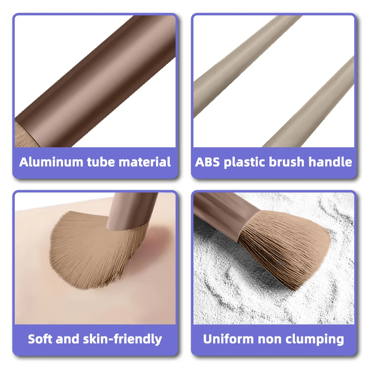 13 Pçs/set Pincéis de Maquiagem Conjunto de Fibra Sintética Macia Pincéis Cosméticos Para Rosto Olhos Fundação Blush Sombra Com Bolsa De Armazenamento