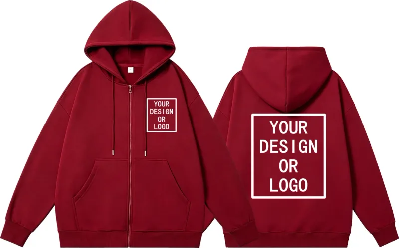 Personaliza tu propio diseño de marca, logotipo/imagen personalizada, sudaderas con capucha con cremallera DIY para hombres y mujeres, sudadera informal con capucha, nuevo jersey