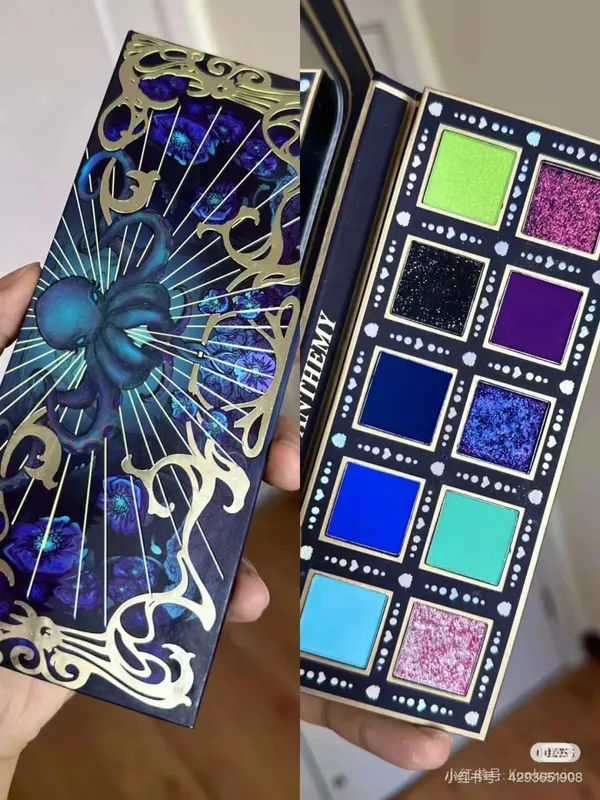 Anthemy 10 Color Eyeshadow Palette Matte Shimmer Chameleon Αδιάβροχο μακράς διαρκείας Pearly Shiny Metal Eye Shadow Palette Make-up — image 2