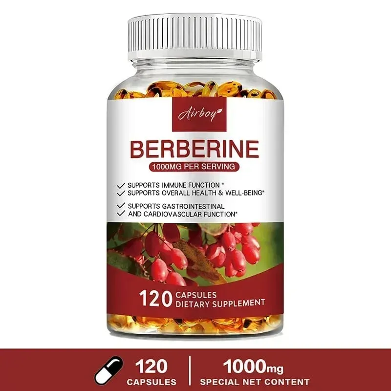 Berberine Capsules - Support Overall Health and Immune Function Promote Digestion Enhance Energy Anti-oxidant and Anti-aging — image 9