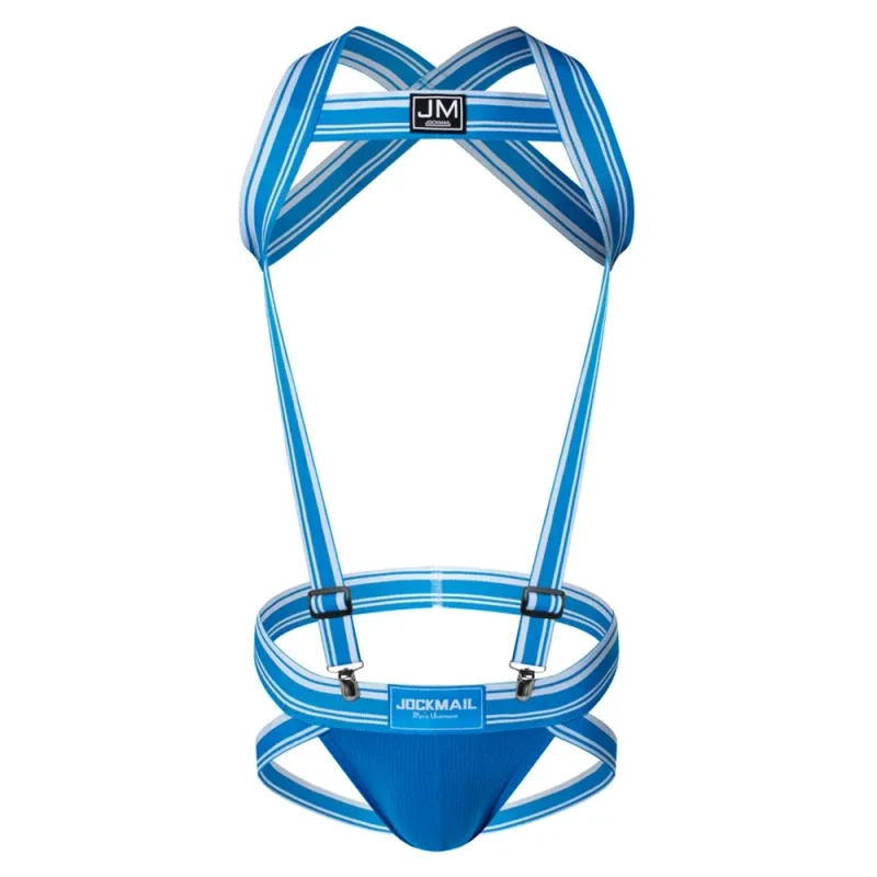Body Harness Adjustable Elastic Band Detachable Split-type Cotton Men's Sexy Jockstrap Underwear Bodysuit Suspender Jumpsuits — image 25