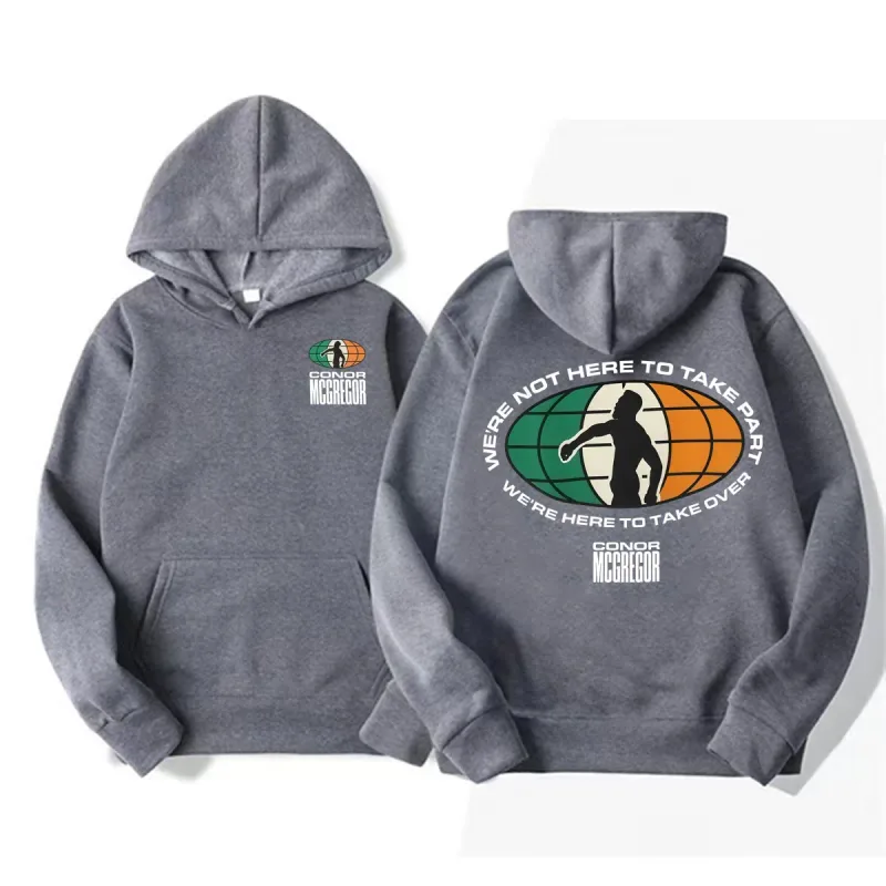 Sudadera con estampado de doble cara de The Notorious Conor McGregor para hombre y mujer, sudaderas con capucha clásicas góticas de moda, jerséis de manga larga de lana