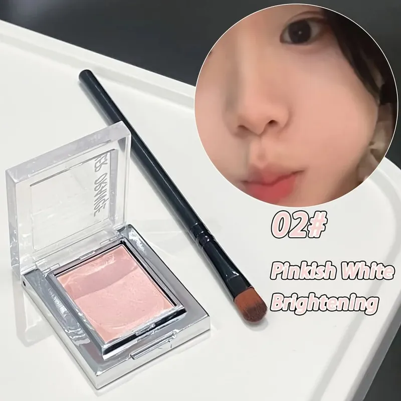 Herorange Misty Matte Cream Blush with Makeup Brush Set Low Saturation Matte Texture Brighten Skin Create γοητευτικές εμφανίσεις μακιγιάζ — image 2