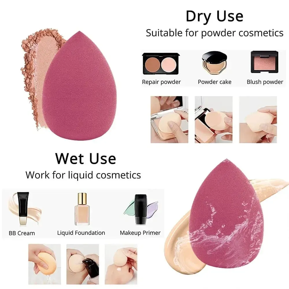14Pcs Makeup Sponge Cosmetic Blender Beauty Egg Foundation Sponges Puff Powder Puffs Make Up Accessories Women Makeup Tools — image 4