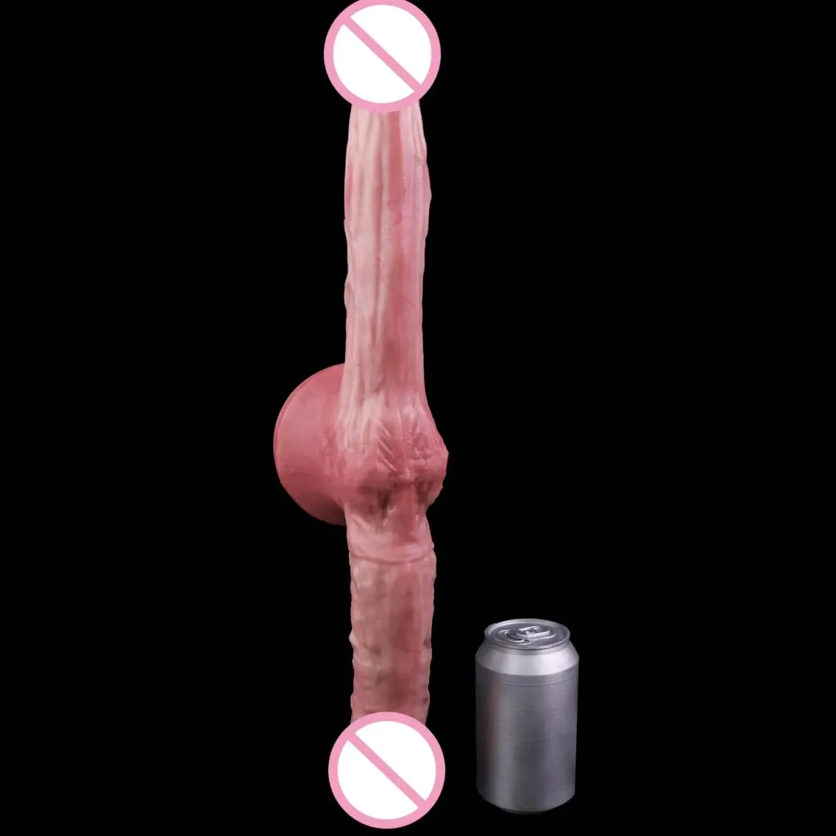 47cm Realistic Long Dildos Double Head Anal Vaginal Stimulator Sex Toy With Sucker For Lesbian Couples Gay Men Adult Tools — image 6