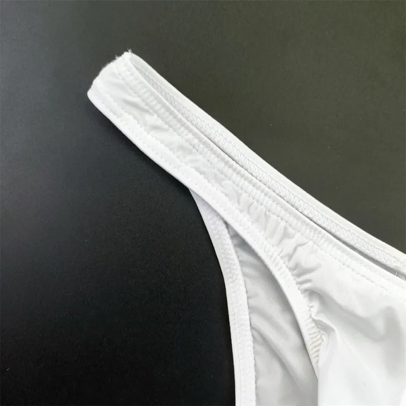 5Pcs New Youth Men's Ice Silk Brief U Pouch Underwear Low Waist Ultra Thin Transparent Underpants Sexy Plus Size Male Panties — image 14