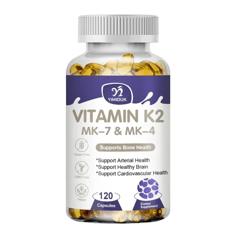 Βιταμίνη Κ2 (MK7 & MK4) με συμπλήρωμα D3- Υποστήριξη δυνατών οστών και υγιούς εγκεφάλου καρδιαγγειακής υγείας — image 8
