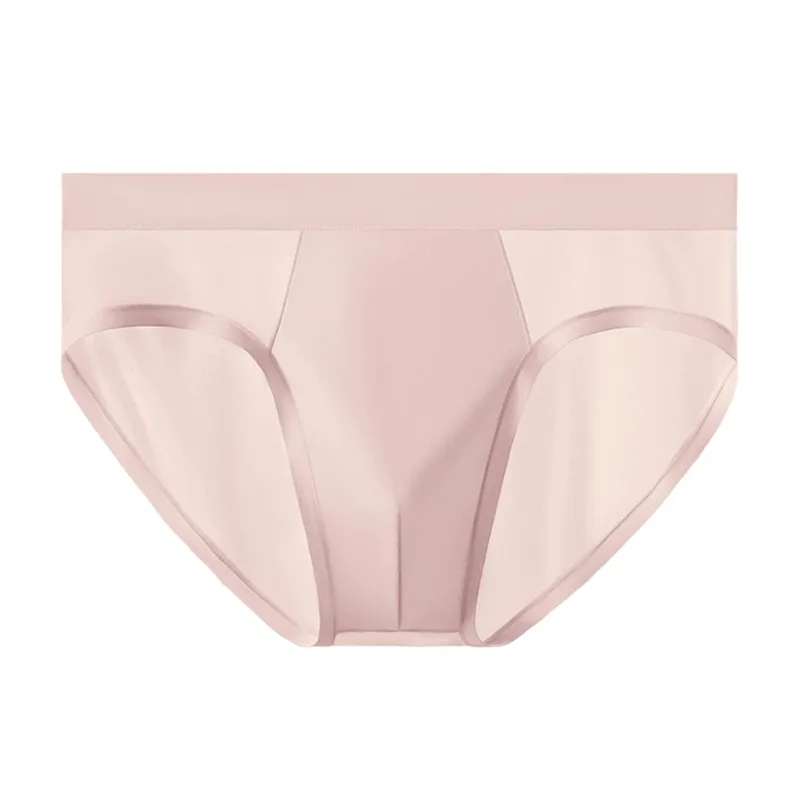 Men Ice Silk Seamless T-Back Mesh Sheer Brief Underwear Ultra-Thin Lingerie Mid Rise Calcinha Cool Extreme Men's Panties Classic — image 5
