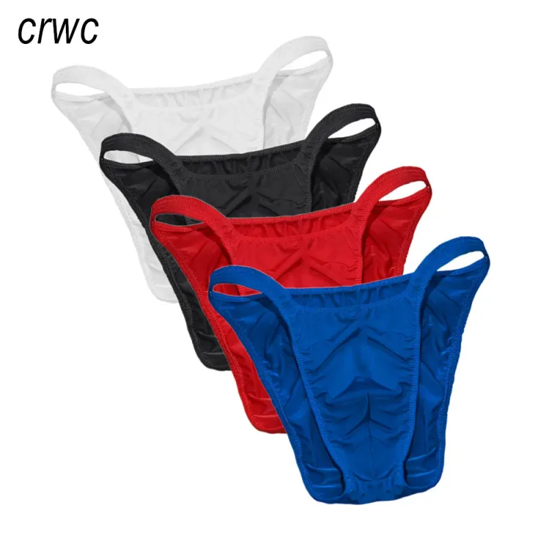 Ice Silk U Pouch Men Underwear Low Waist Bulge Briefs Male Seamless Bikini Slips Hombre Breathable Exotic Lingerie — image 7