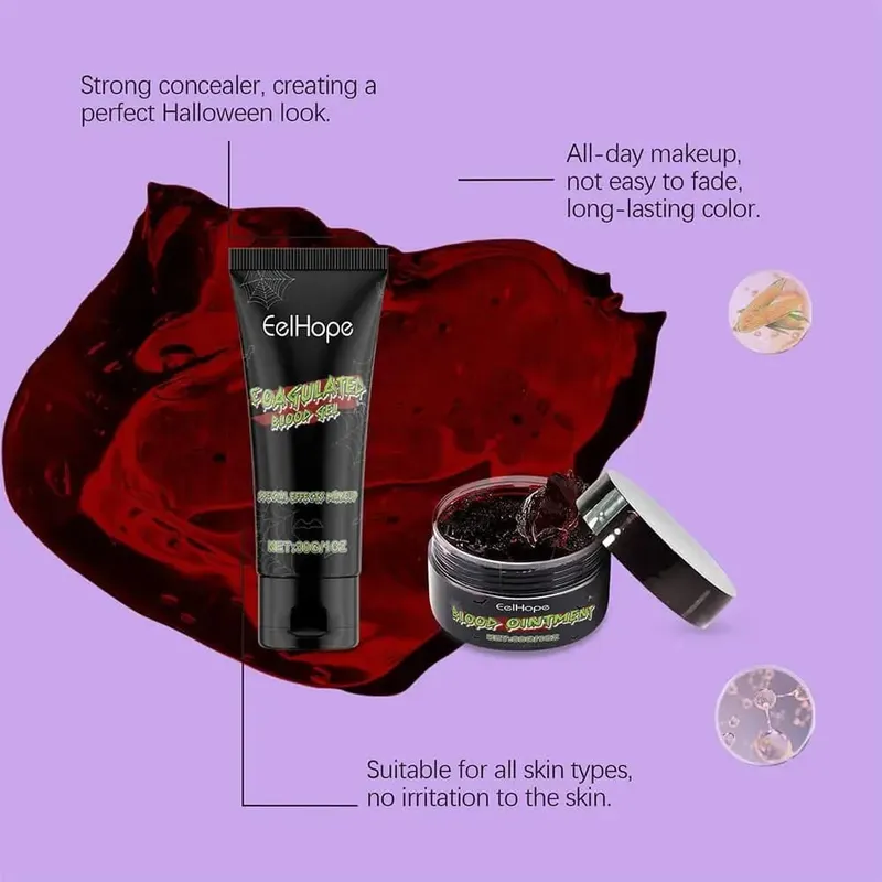 Halloween cosplay smink zúzódás seb utánzat szett High Concealer Face Paint Halloween Goth Makeuphoz