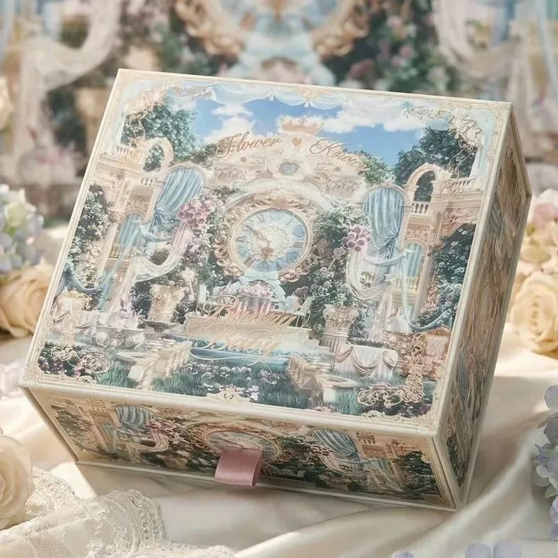 Flower Knows Strawberry Cupid Box Συλλογή Μακιγιάζ Σετ Καλλυντικά Πλήρες σετ Παλέτα Pressed Powder Blush Lipstick Κουτί δώρου — image 7
