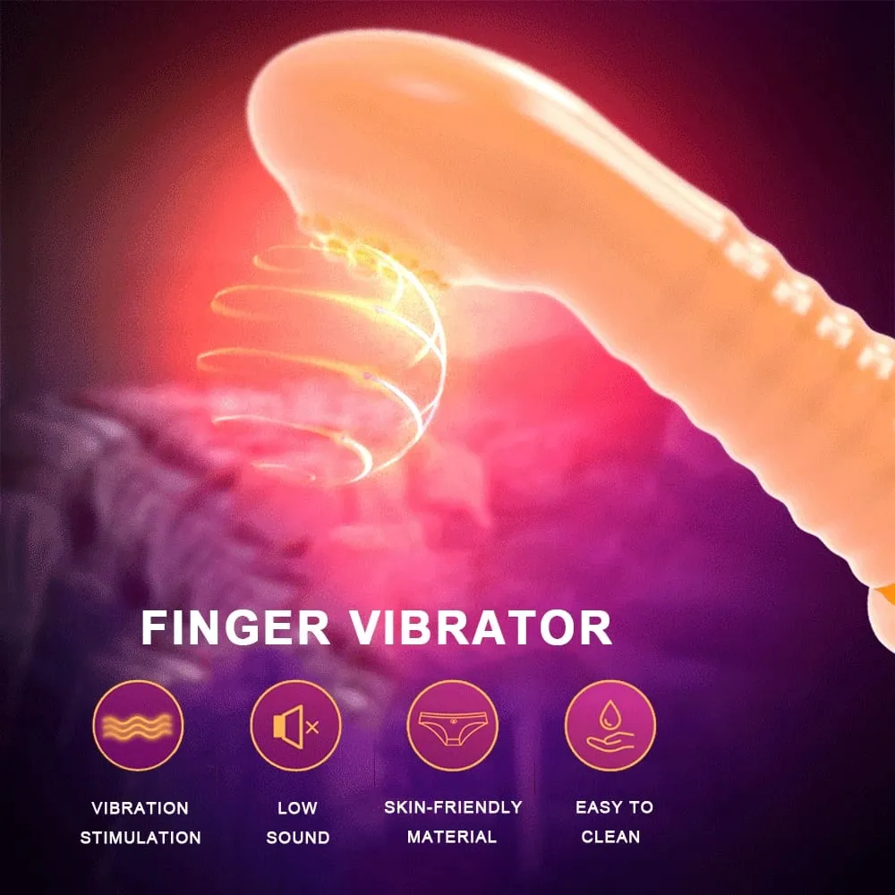 Finger Vibrators Orgasm G Spot Clitoris Vaginal Massage Stimulator Masturbator Erotic Vibrating Finger Sleeve Sex Toy For Women — image 2