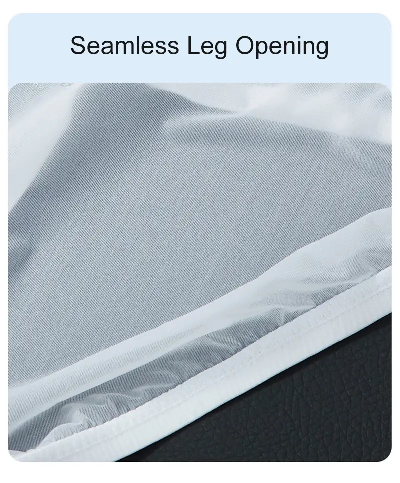 Ice Silk Ultra-thin Men Underwear Seamless Transparent Quick Drying Briefs Sexy U Bulge Pouch Triangle Underpants Erotic Panties — image 10