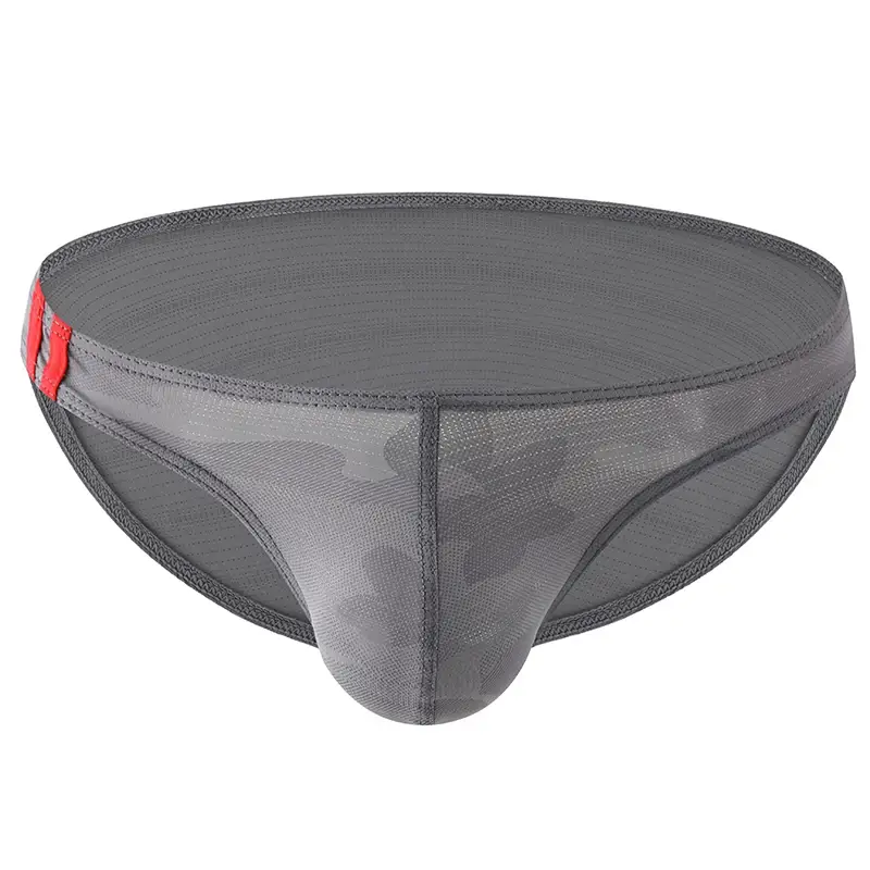 Men's Underwear Breathable Panties Fashion Printed Underpants Low Waist Lingerie Briefs — image 12