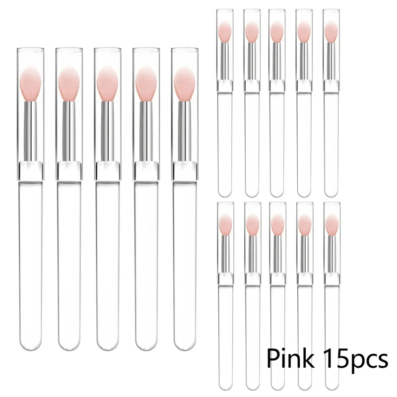 3/15 PCS Silicone Lip Mask Applicator Reusable Lip Brush Transparent Lipstick Tool For Lip Gloss Eyeshadow Brushes Εργαλεία μακιγιάζ