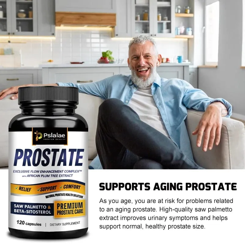 Prostate 3-Pack Saw Palmetto and Beta Sitosterol Supplements Healthy Support Size Supports Urinary Relief and Bladder Control — image 4