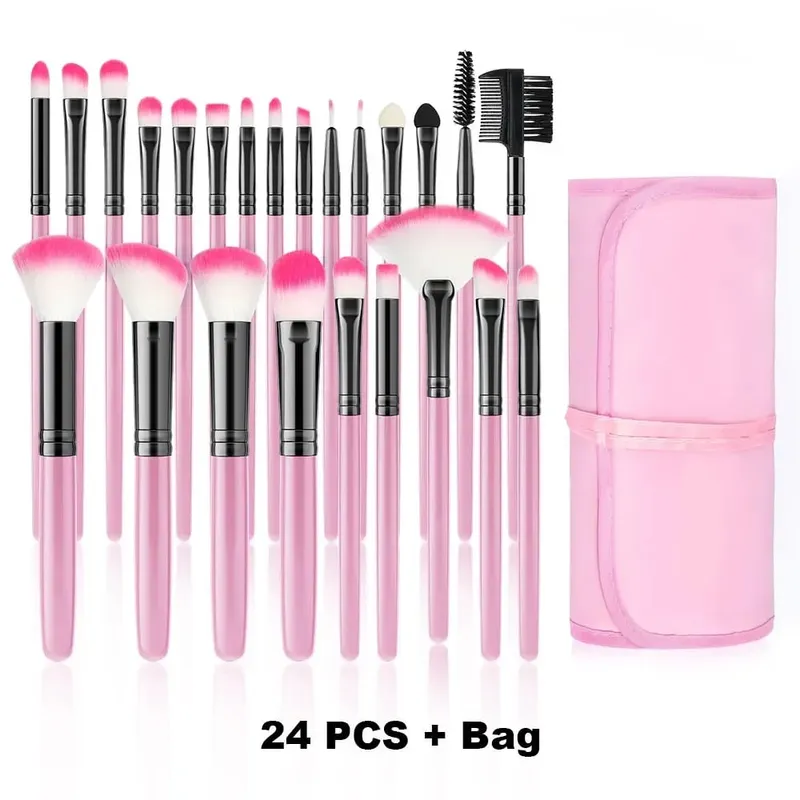 סט מברשות איפור חדש 10/32 יחידות Soft Fluffy Powder Foundation Contour סומק קונסילר צלליות מיזוג סימון כלי יופי