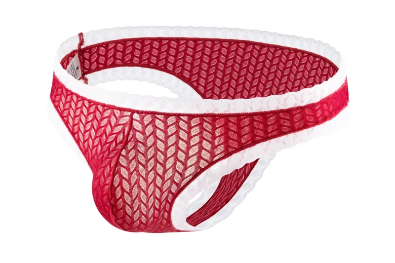 Men's Lace Briefs Wheat Ear Trim Sexy High Elastic Soft Breathable Quick Dry Comfort Stylish Underwear Daily Nightclub Wear — image 14