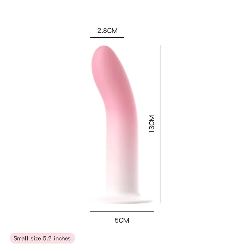 Ευέλικτη υγρή σιλικόνη Dildo για αρχάριους G Spot Προσωπικό Εργαλείο Μασάζ Βεντούζα Πρωκτικό βύσμα Prosate Massager Γυναικείο σεξουαλικό παιχνίδι