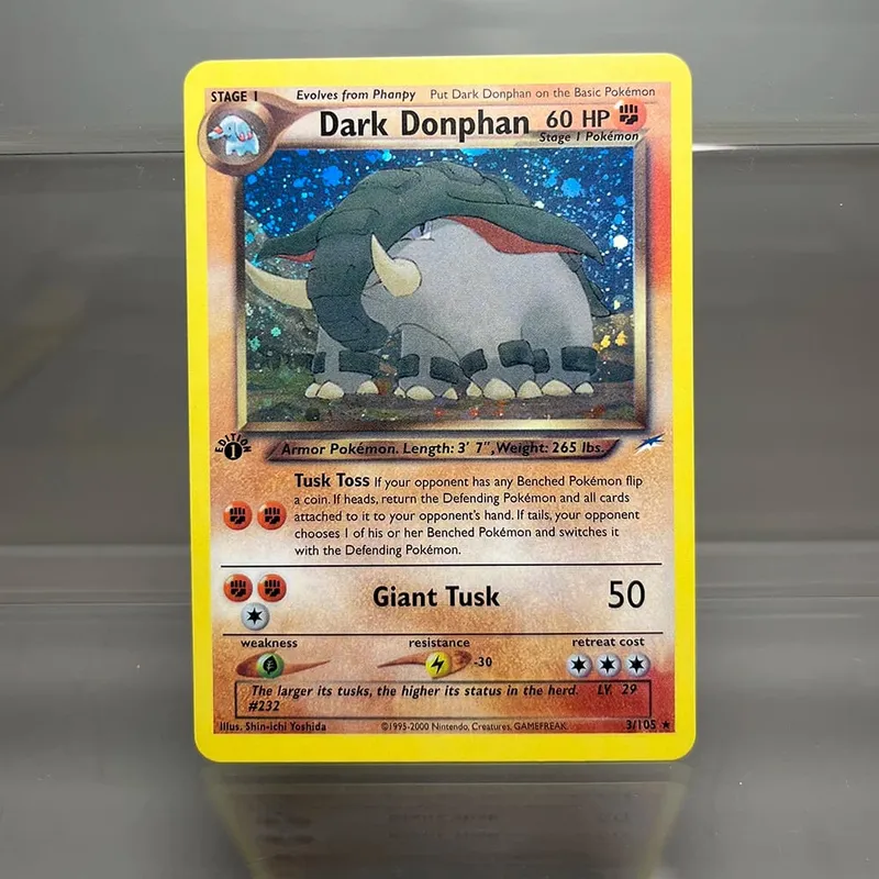 Neo Destiny Charizard PTCG Single Collection Card 1st Edition 1996 Tyranitar Gengar Card PKM Proxy Cards Toys Gifts — image 14