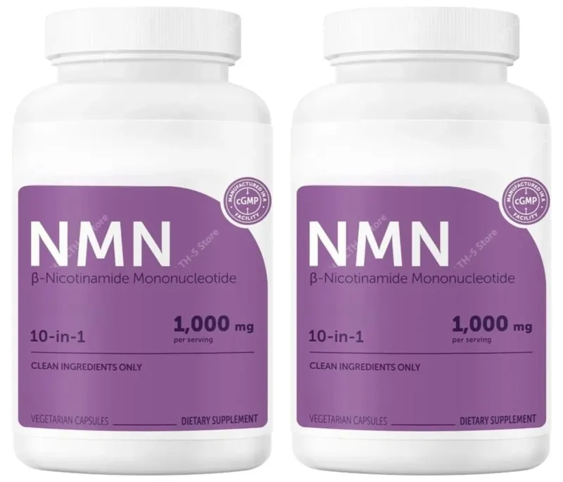 NMN Complex 1000mg ανά μερίδα 10-σε-1 NAD+ Precursor with Resveratrol CoQ10 120 Vegetarian Capsules Daily Support — image 8