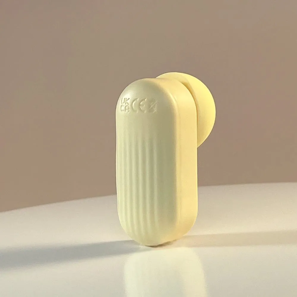 Dream Vibe Echo 2-σε-1 Mini Sucker ακουστικό σε σχήμα κίτρινο Δονητής σεξουαλικού παιχνιδιού Γυναικείας θηλής Κλειτοριαίο μασάζ — image 4