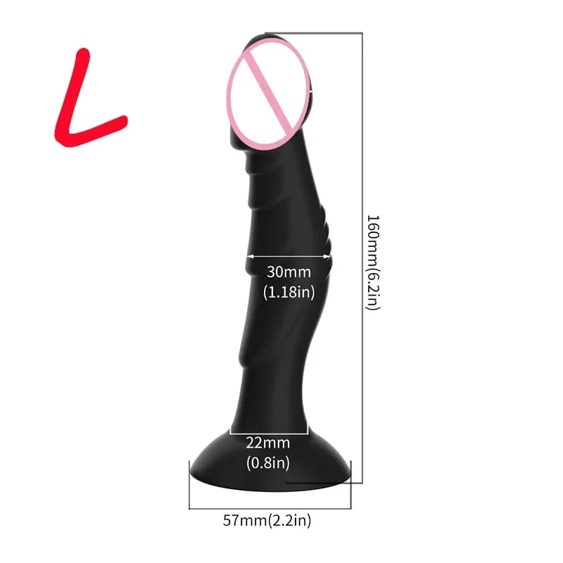 Factory Sales Silicone Anal Sex Toy Dilator Wearable Dildo But Butt Plug For All Day Ass Anus Expansion Anchor Analplug Buttplug
