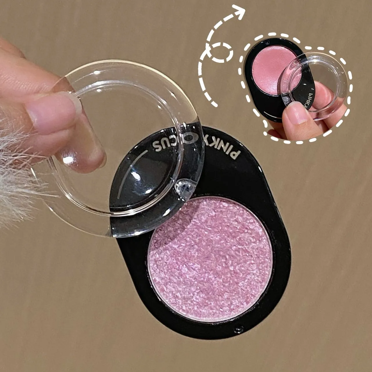 Καλλυντικά 12 χρωμάτων Diamond Shining Eyeshadow Cosmetics Μεγάλης διάρκειας Μεταξένια Εύκολη Χρωματισμός Παλέτα μακιγιάζ με σκιές ματιών φωτεινή μαργαριτάρι — image 7