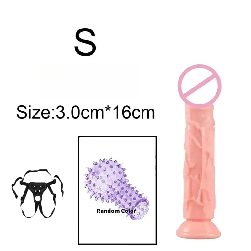 זול מציאותי 5 גדלים Butt Plug דילדו גבר נשים פין כוס יניקה צעצועי מין אנאלי כוס יניקה הומוסקסואל זין גדול מאוננות נרתיק — image 17