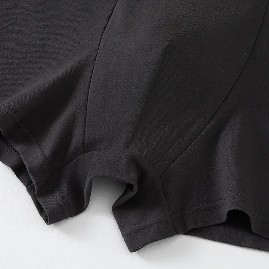 4/10 Piece Set Of Multi-color Men's Underwear Comfortable And Soft Cotton Flat Angle Pants Elastic Waist Sports Base Shorts — image 10