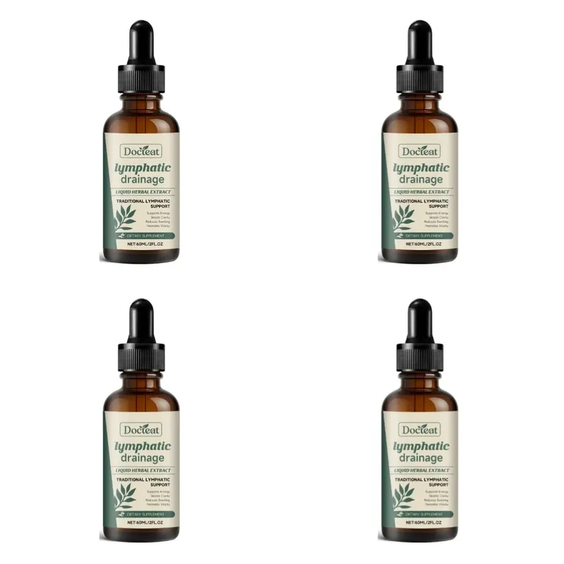 Lymphatic Drainage Drops 60ml Help Bloat Relief Immune System Health Extract with Cleavers Red Clover Stillingia Prickly Ash — image 10