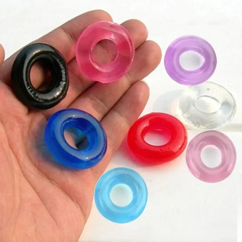 5pcs Silicone Durable Penis Ring Adult Men Ejaculation Delay Cock Rubber Rings Penis Enlargement Sex Toys For Male Sex Ring — image 2