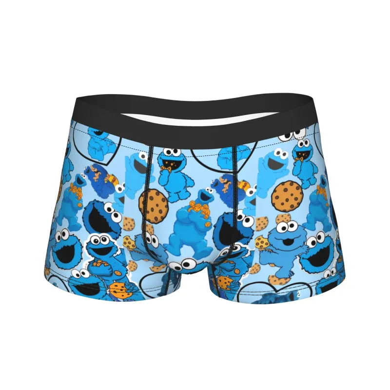 S-Sesames Streets Tango Elmo & Grover 속옷 남자 반바지 팬티 Funny Boxershorts 품질 세관 특대 팬티 — image 11