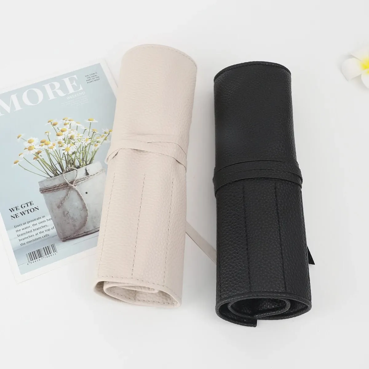 Θήκη για πινέλο μακιγιάζ Roll Up Organizer πινέλα μακιγιάζ Ταξιδιωτικά πινέλα μακιγιάζ Τσάντα καλλυντικές τσάντες Θήκη για γυναίκες Βούρτσες φρυδιών — image 2