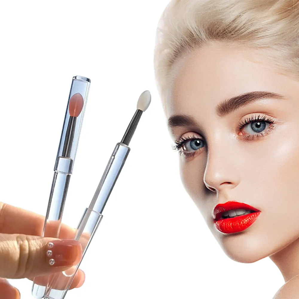 3/15 PCS Silicone Lip Mask Applicator Reusable Lip Brush Transparent Lipstick Tool For Lip Gloss Eyeshadow Brushes Εργαλεία μακιγιάζ