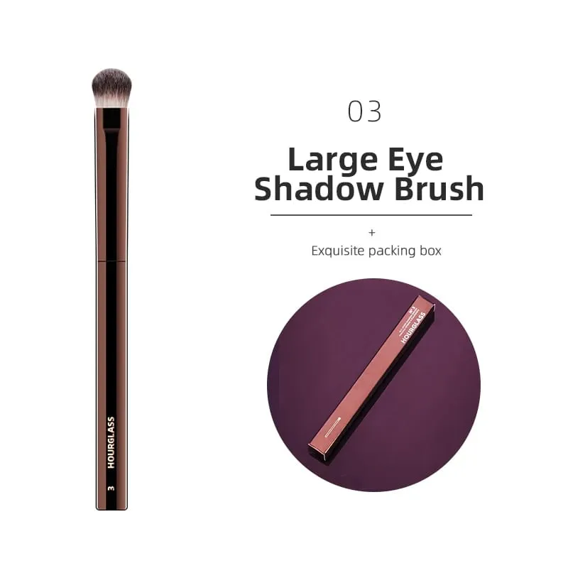 Hourglass Makeup Brush All Kinds Eyeshadow Foundation Concealer Powder Bronzer Blusher Eyeliner Retractable Professional Brushes — image 15
