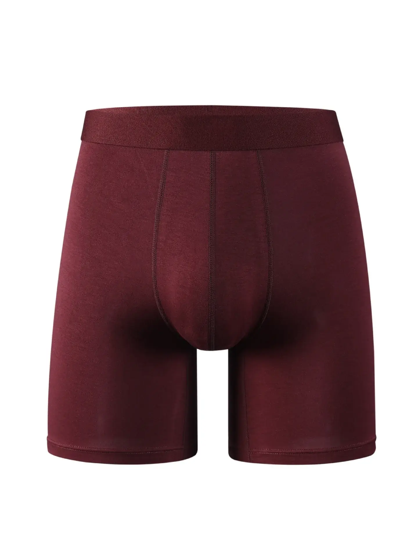 5pcs 95% Bamboo Fiber 5% Spandex Men's Length Long Leg Boxer Classic Design Comfortflex Waistband Underwear Man Sports