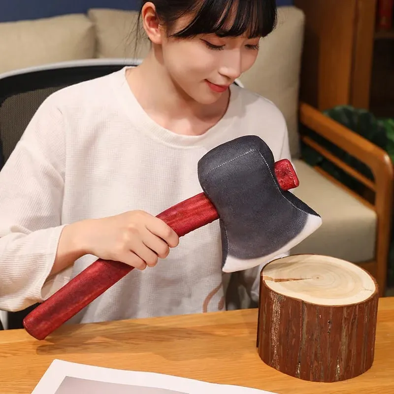 Λούτρινο μαξιλάρι Axe 40cm Like Real Farmer Worker's Stuffed Instrument Prop Decor Δώρο για άνδρες — image 2