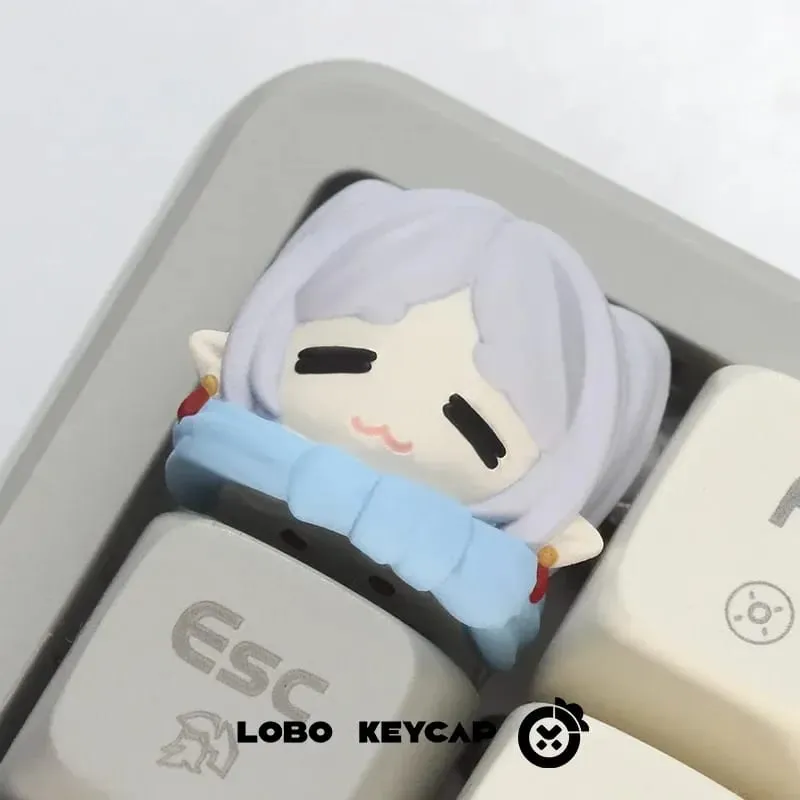Anime Frieden Theme Series Single Keycap Personalized Resin Fern Cartoon Model Toy Mechanical Keyboard Esc Decor Δώρα — image 2