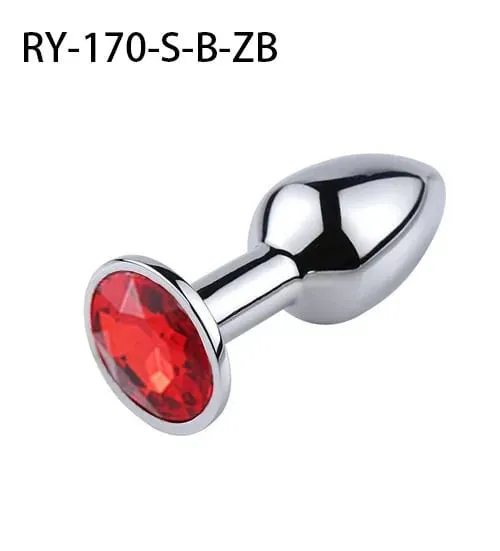 1Pcs Crystal Anus Metal anal plug Jewelry base novice player to senior player 5 size SM Butt g-point massage BDSM sex toys — image 12
