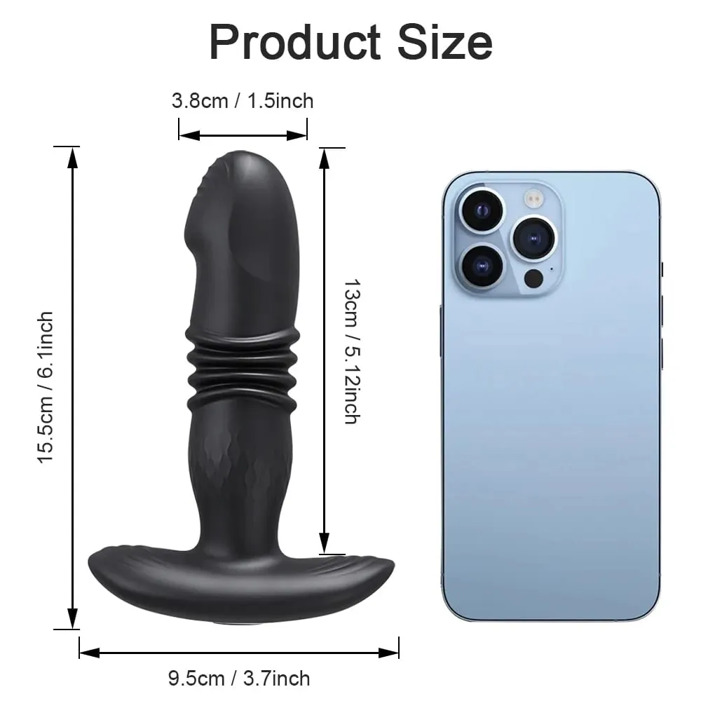 APP Control Vibrator Τηλεσκοπικό δονούμενο πρωκτικό βύσμα τηλεχειριστήριο σεξουαλικό παιχνίδι για ενήλικες Πρωκτικό Dildo Αρσενικό μασάζ προστάτη Πρωκτικό βύσμα — image 6