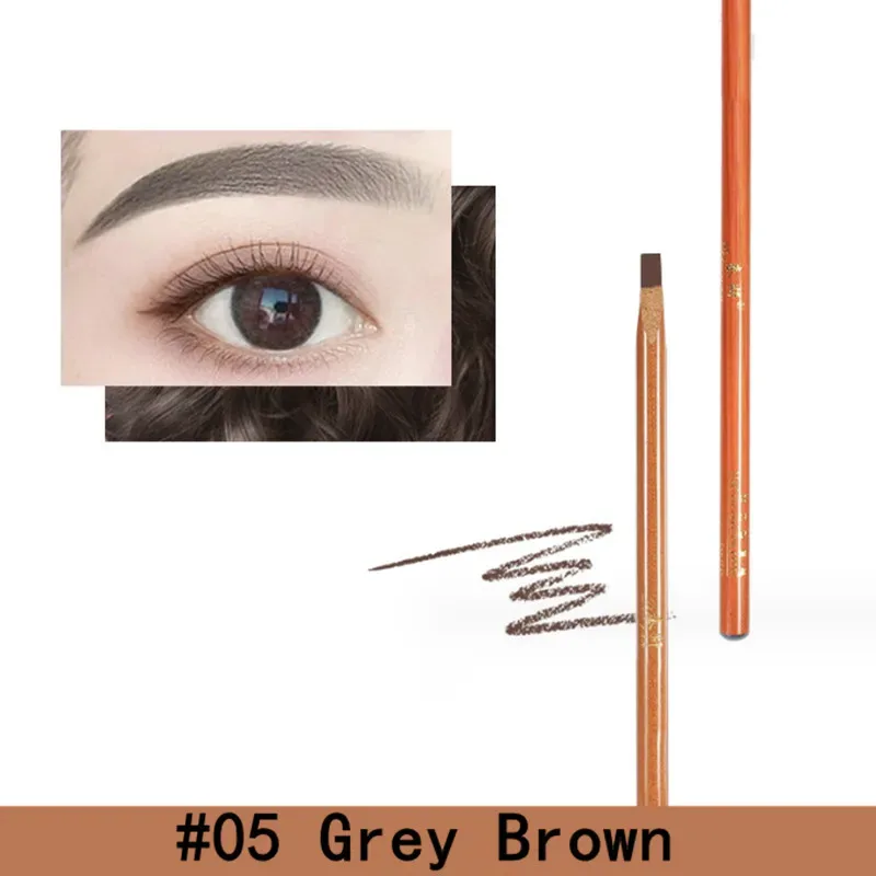 Στυλό φρυδιών Hard Microblading Brow Definer Enhancers Μολύβι Αδιάβροχο Εύκολο στην εφαρμογή Μακιγιάζ Φυσική απόχρωση άγριων φρυδιών — image 8