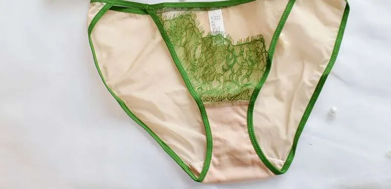 סט חזיית חזייה צרפתית סקסית קלה יוקרתית - Sheer Mesh Minimizer Bralette Ultra-Thin Lace הלבשה תחתונה מכירה מוגבלת במלאי
