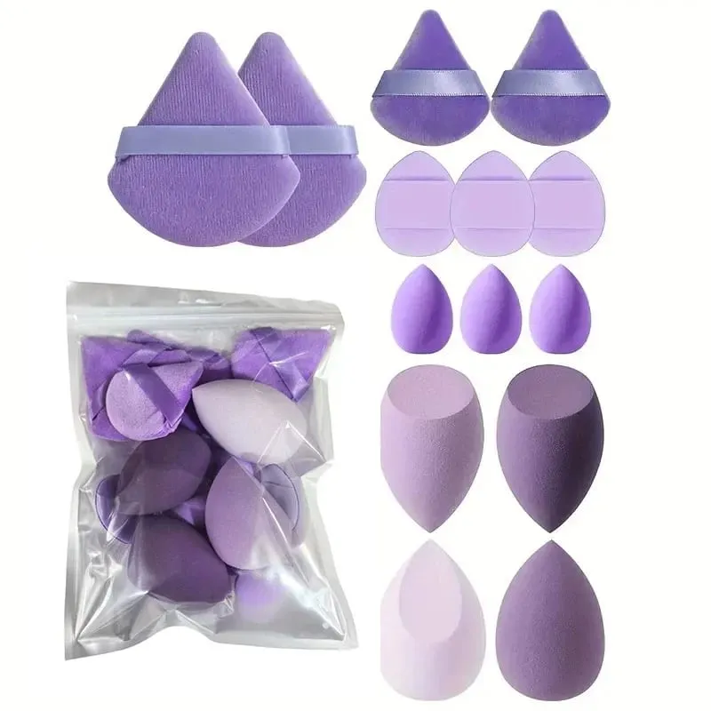 Conjunto de pincéis e esponjas de maquiagem rosa, kit de ferramentas de maquiagem para presente, 20 a 32 peças — image 11
