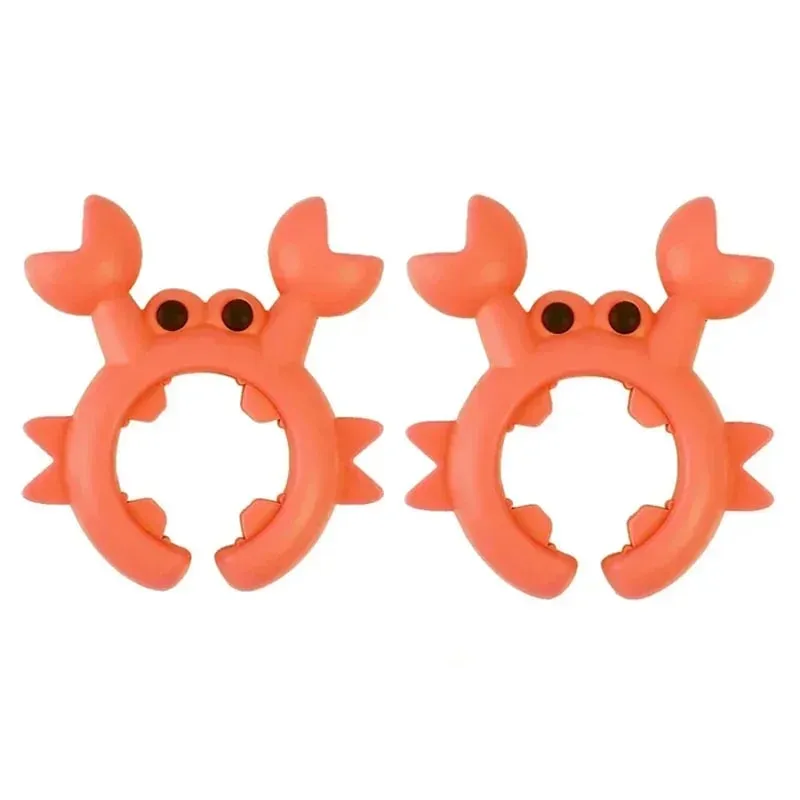 4/1PCS Silicone Spatula Rack Small Crab Anti Scalding Overflow Pot Clip Spoon Holder Clip Universal Shovel Rack Kitchen Gadget