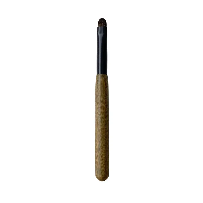 Professional Handmade Makeup Brushes 1PC Soft Squirrel Goat Hair Eye Shadow Blending Brush Green Sandalwood Handle Make Up Brush